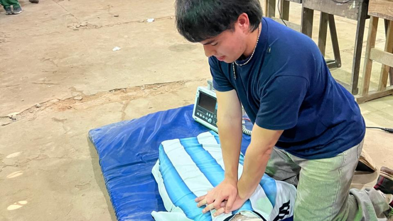 Promueven aprendizaje sobre RCP en la Escuela Agrotécnica 7