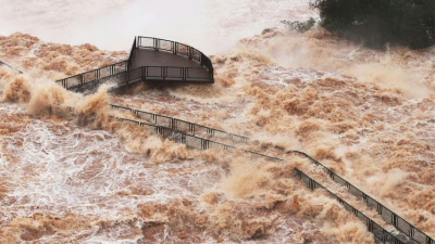 Cierran la Garganta del Diablo por el riesgo de crecidas de El Niño