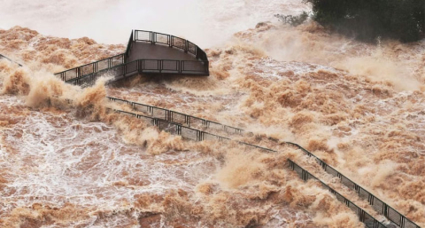 Cierran la Garganta del Diablo por el riesgo de crecidas de El Niño