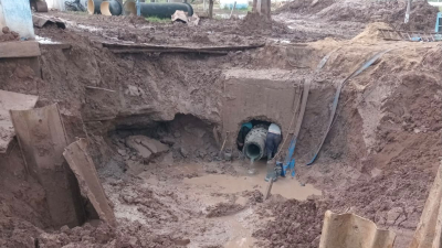 Culminó la reparación del acueducto que abastece a Villa Ángela y otras localidades  