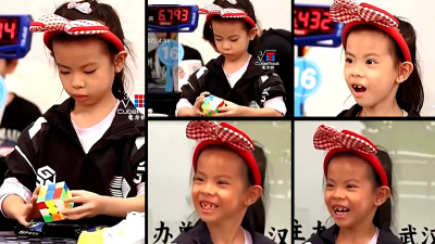 La niña de 6 años que reescribe la historia del cubo de Rubik