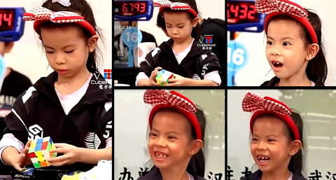 La niña de 6 años que reescribe la historia del cubo de Rubik