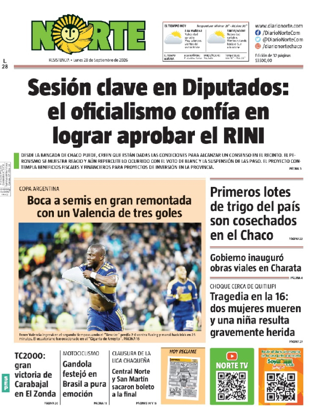 Edición del 28-09-2026