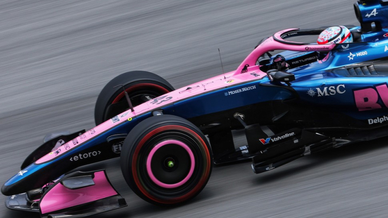 Colapinto cumplió su particular misión en la qualy y ayudó a Gasly en Malasia