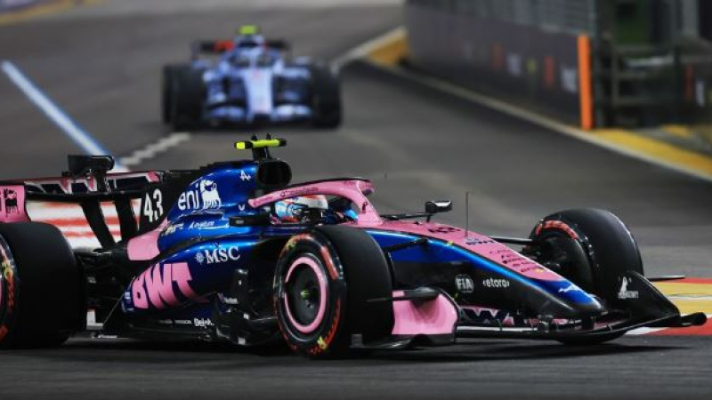 Franco Colapinto quedó afuera del Gran Premio de Singapur