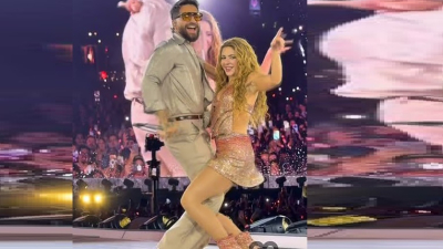 Shakira y Maluma compartieron escenario en Madrid para cantar su nueva colaboración