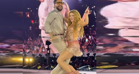 Shakira y Maluma compartieron escenario en Madrid para cantar su nueva colaboración