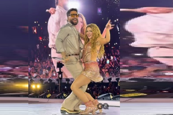 Shakira y Maluma compartieron escenario en Madrid para cantar su nueva colaboración