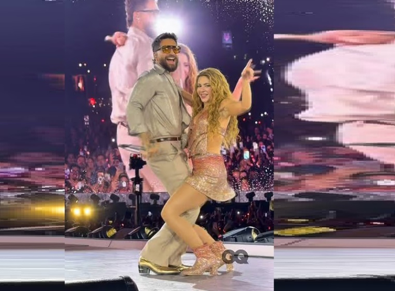 SHAKIRA Y MALUMA SE REUNIERON EN MADRID PARA PRESENTAR SU NUEVA COLABORACIÓN