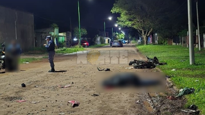 La Leonesa: motociclista murió tras chocar contra un automóvil
