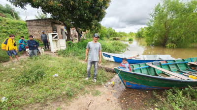 El río Paraguay se acerca al nivel de alerta y preocupa en Las Palmas
