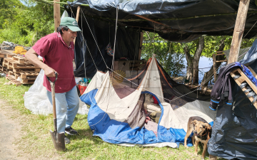 La creciente golpea a los vecinos de Puerto Vilelas