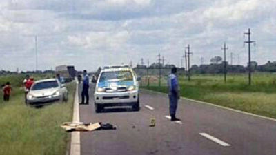 Accidente fatal: Chocan y abandonan a un ciclista en ruta 16