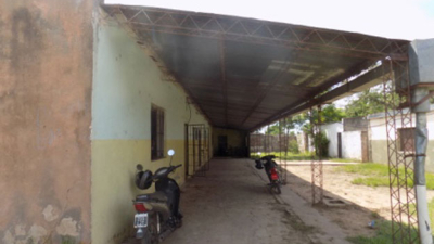 La Escuela Secundaria Rural 159, en avanzado estado de deterioro