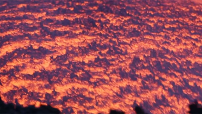 El Etna y su nueva erupción vista desde un drone