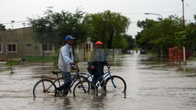 Vilelas: 170 milímetros y 15 las familias evacuadas