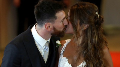 Messi y Antonela dieron el sí rodeados de la élite del fútbol y de una férrea seguridad
