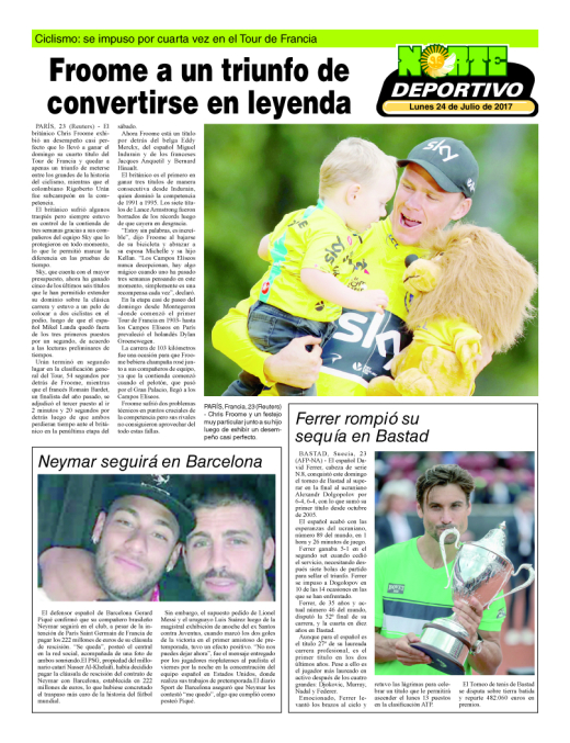 Froome a un triunfo de convertirse en leyenda