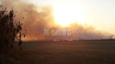 En Charata y zona rural se combatieron 11 incendios de pastizales en tres días
