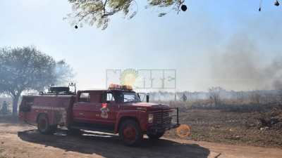 Titánica tarea de Bomberos por los incendios: en dos días más de 20 intervenciones en Sáenz Peña
