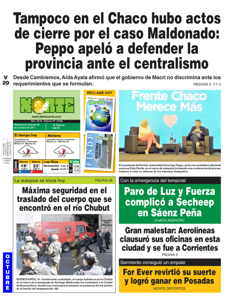 Edición del 20.10.17