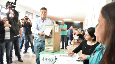 Peppo agradeció a todos los ciudadanos que se acercaron a votar
