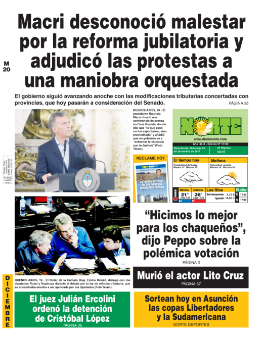 Edición del 20.12.17