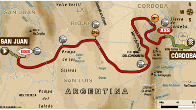 Carlos Verza afronta hoy una exigencia de 900 kilómetros en la anteúltima etapa del Dakar