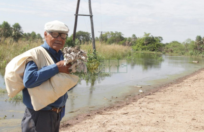 Aislado y a la espera de ayuda, resiste en su casa