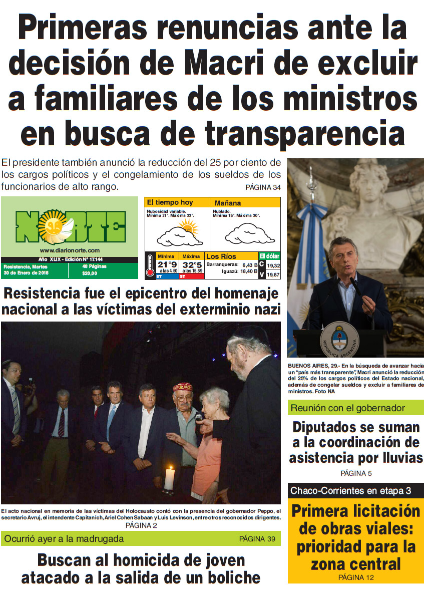 Edición del 30.01.18