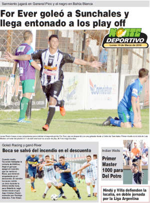 For Ever goleó a Sunchales y llega entonado a los play off