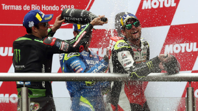 El británico Cal Crutchlow sorpresivo ganador en Termas