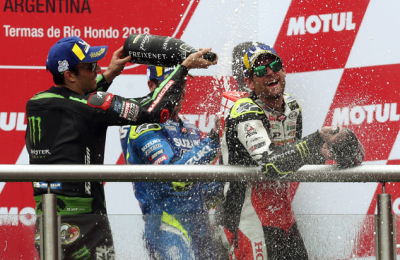 El británico Cal Crutchlow sorpresivo ganador en Termas