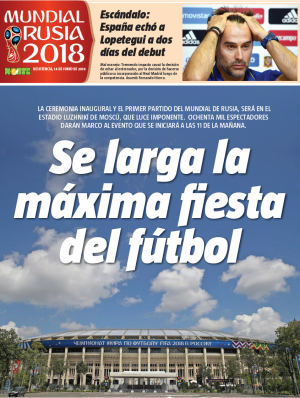Se larga la máxima fiesta del fútbol