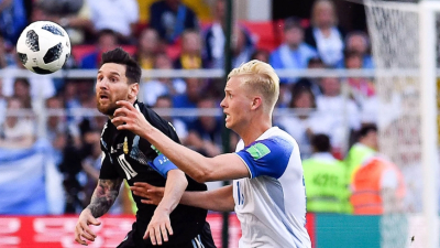 Argentina empató con Islandia en su debut mundialista