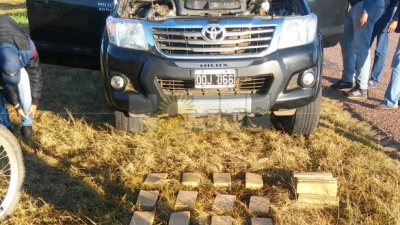 Importante golpe al narcotráfico, desbaratan cargamento con 160 panes de marihuana