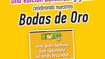 NORTE celebra sus bodas de oro con una edición dominical gigante