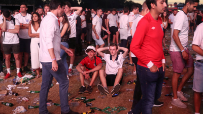 Londres: tristes, pero orgullosos de su Selección pese a la derrota