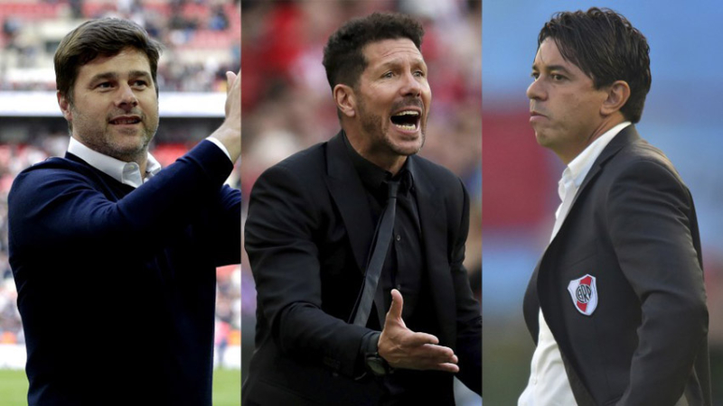 Simeone, Pochettino y Gallardo lideran la lista para reemplazar a Sampaoli