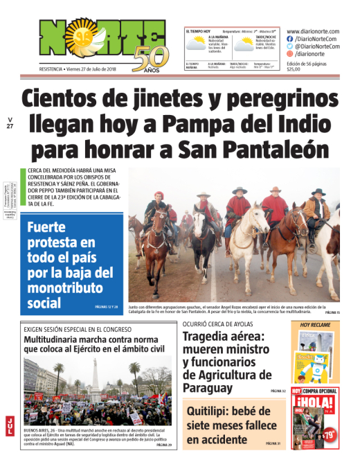 Edición del 27.07.2018