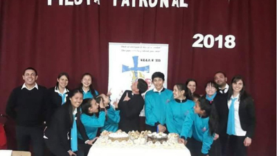 La Escuela 222 San Agustín de Du Graty celebró su primera fiesta patronal