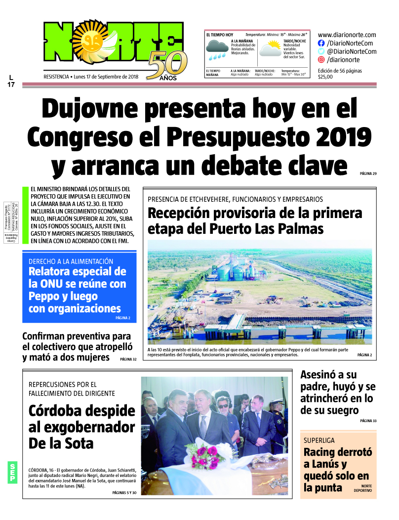 Edición del 17.09.2018