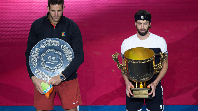 Del Potro perdió la final del ATP 500 de Beijing ante el georgiano Basilashvili