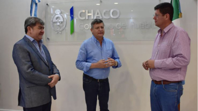 El gobernador se reunió con Julio Paredez, intendente electo de Villa Río Bermejito