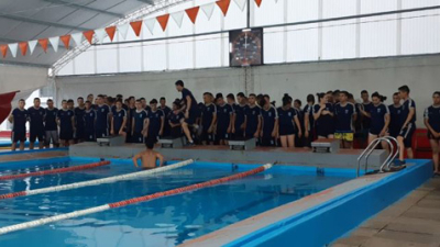 Cadetes de policías se capacitan en RCP, natación y rescate
