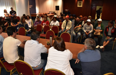 El gobierno recibió a la multisectorial que marchó contra el ajuste