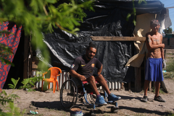 Familias carenciadas del Barrio Aromito 23-02-18.Fabián Maldonado.