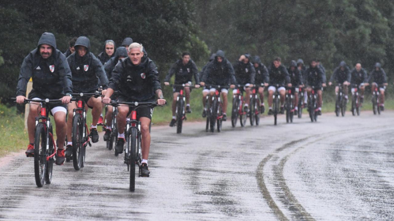 River realizó su primer entrenamiento en Punta del Este