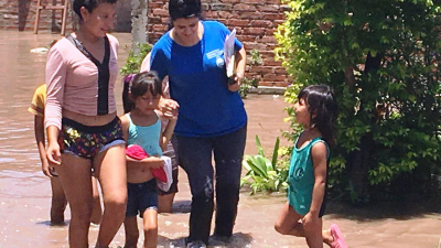 Desarrollo Social sigue con tareas de contención a los afectados por las inundaciones