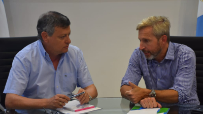 Peppo planteó a Frigerio la necesidad de inversión para "defender a los chaqueños"